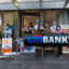 Climate activists blockaded the doors to Citigroup's headquarters in New York City on Friday morning. Credit: Keerti Gopal/Inside Climate News