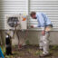 A heat pump is installed at a home in Standish, Maine. Credit: Brianna Soukup/Portland Portland Press Herald via Getty Images