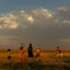 Members of the Northern Arapaho Tribe host a local tribal powwow on the eve of a solar eclipse in Riverton, Wyo. on August 20, 2017. Credit: Helen H. Richardson/The Denver Post via Getty Images