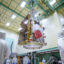 A team of scientists work on the PACE satellite in May 2023. Credit: NASA