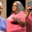 Oak Grove residents including Clara Riley (left) and Lisa Lindsay (center) attend a meeting in central Alabama to discuss the consequences of longwall coal mining. Credit: Lee Hedgepeth/ Inside Climate News